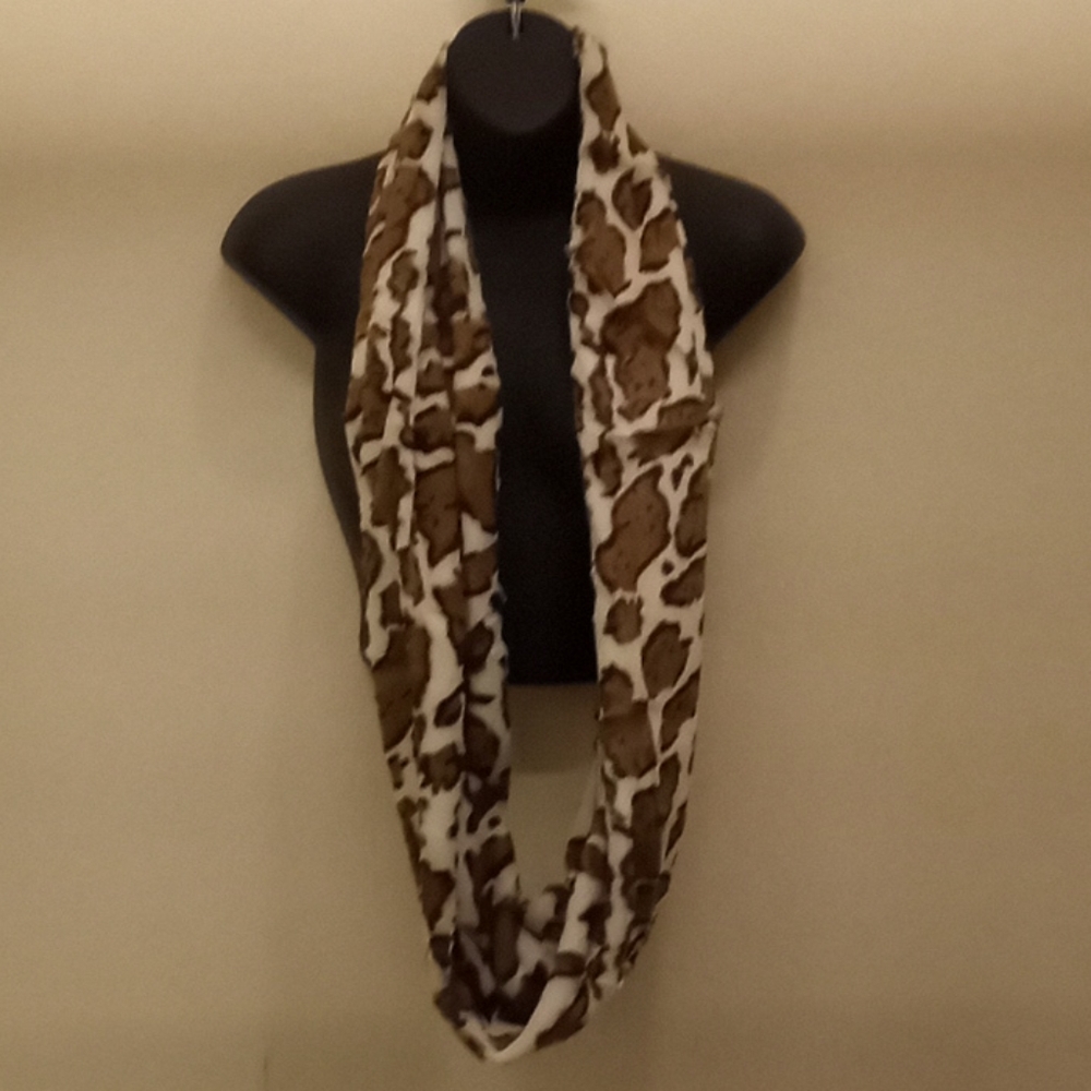Animal Print  Minky Infinity Scarf - Picture 3 of 14